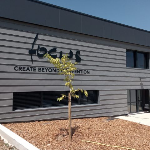 SOPRIBAT - Bardeur Millau (12) - Construction de locaux de stockage et bureaux pour l'entrepriise Focus à St Martin de Londres (34)